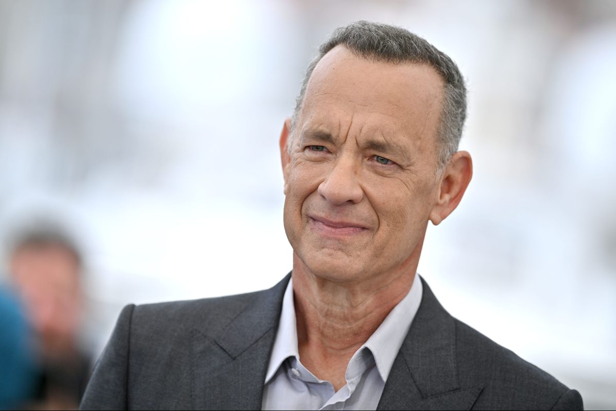 Tom Hanks attends the photocall for "Elvis" during the 75th annual Cannes film festival at Palais des Festivals on May 26, 2022 in Cannes, France.