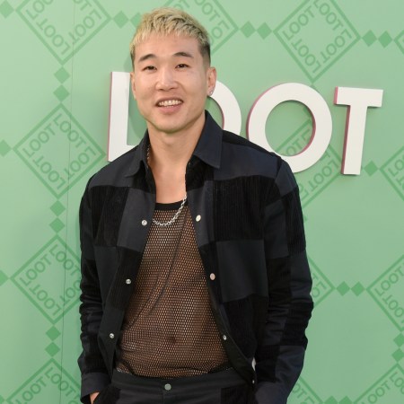 Joel Kim Booster, star of Hulu's 'Fire Island,'' attends the Premiere Of Apple TV+ Comedy "Loot" at DGA Theater Complex on June 15, 2022 in Los Angeles, California.