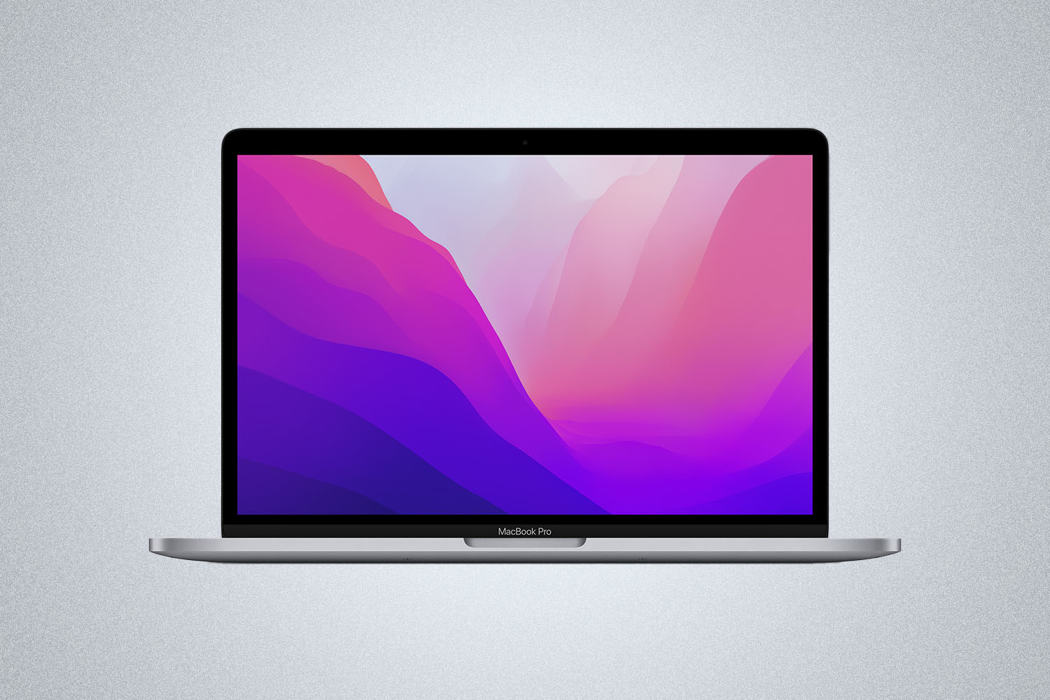the new M2 Apple MacBook Pro 13" on a grey background
