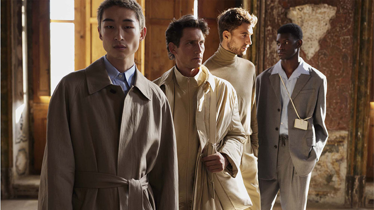 a model shot of men in a designer clothing from Mytheresa