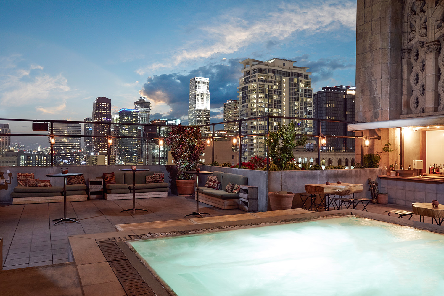 Rooftop pool at The Ace Hotel