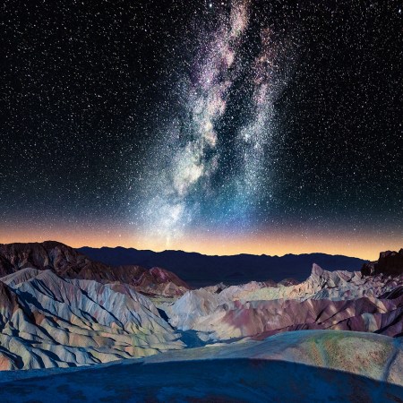 The Milky Way over Zabriskie Point, Death Valley National Park