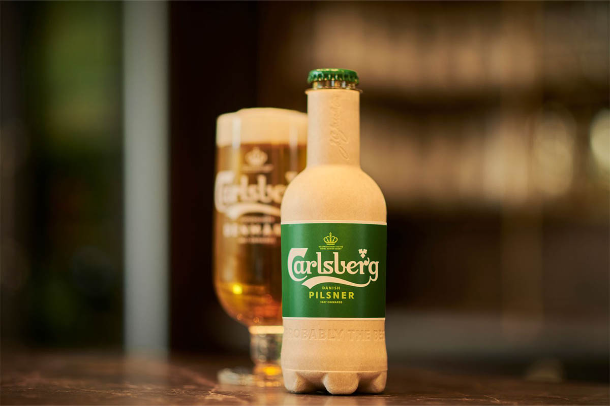 Fibre Bottle by Carlsberg, now being piloted in Europe
