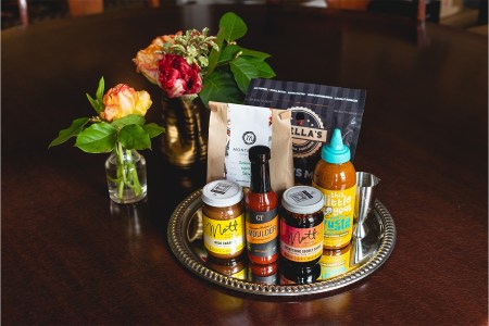 selection of sauces and other condiments