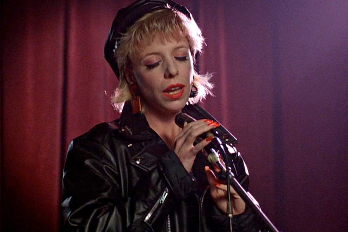 Julee Cruise sings the show's theme song "Falling", from the pilot episode of the hit television series 'Twin Peaks', 1990. The singer passed away at the age of 65.