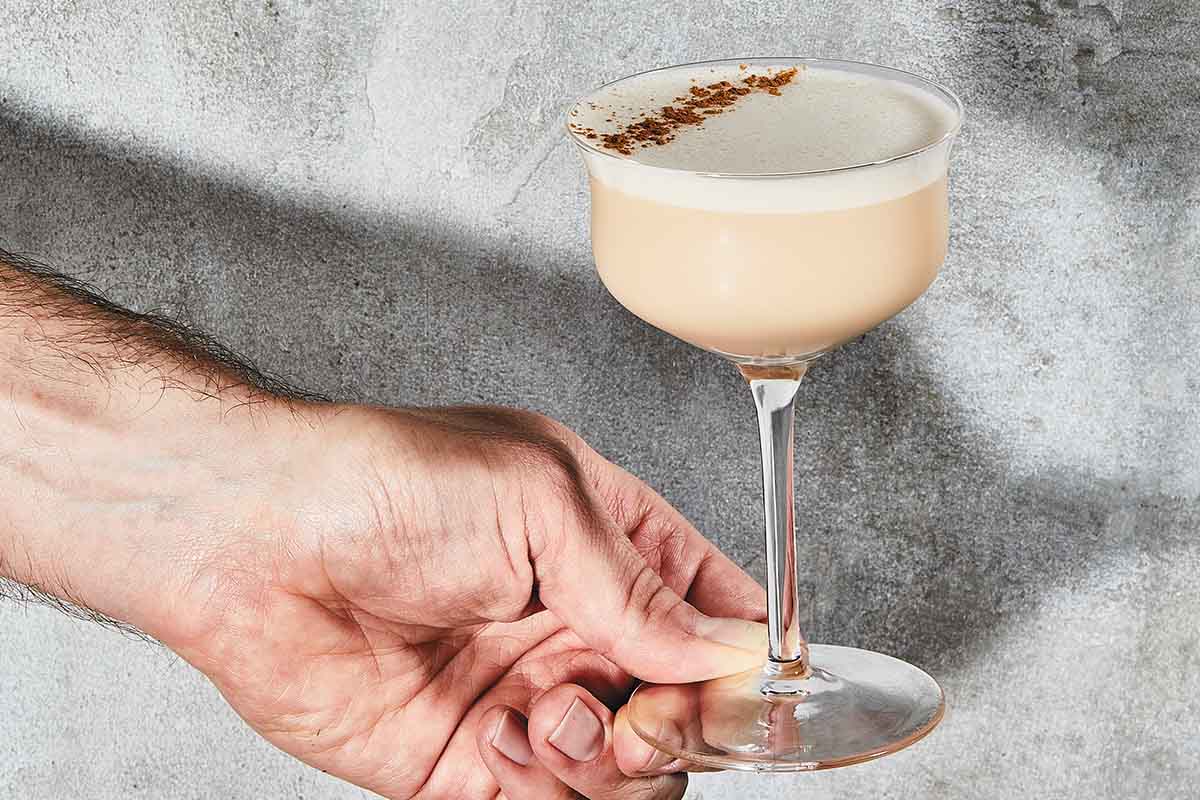 The New York Flip cocktail from 