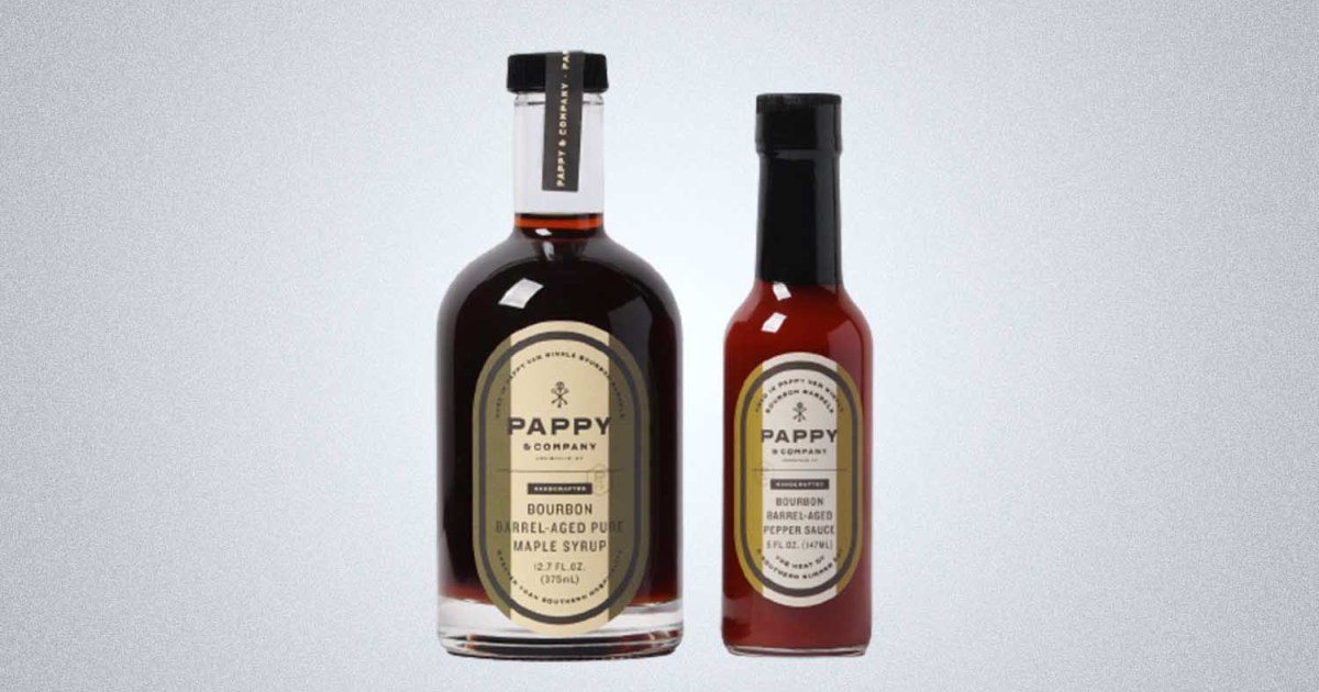 Pappy & Company syrup and hot sauce, now on sale