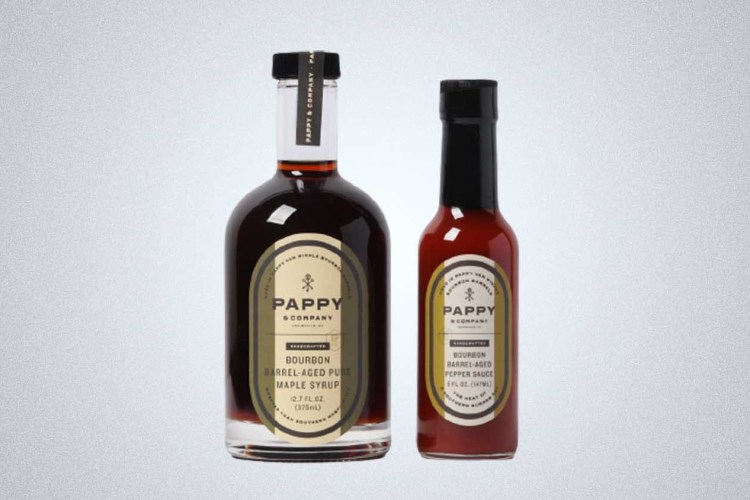 Pappy & Company syrup and hot sauce, now on sale