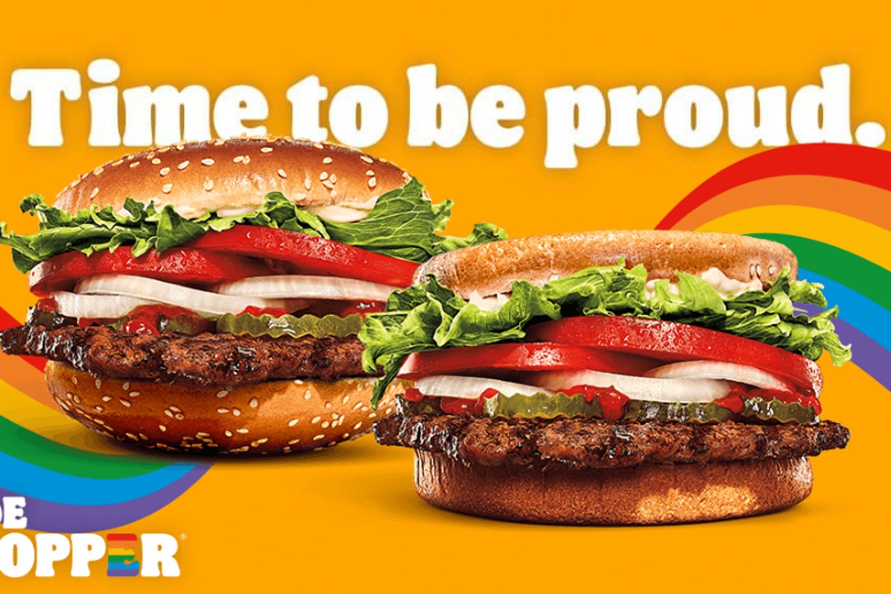 Burger King Made a Whopper With Same-Sex Buns for Pride Month image