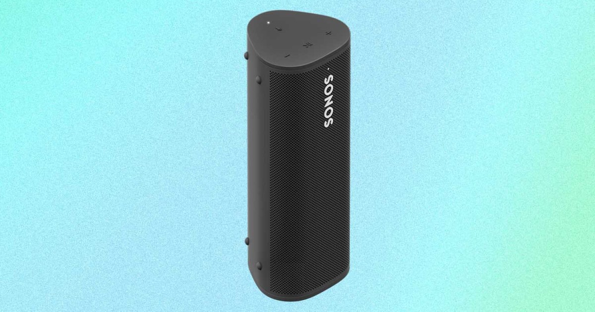 A black version of the Sonos Roam portable speaker, now at its lowest price ever