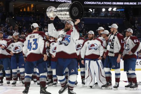 Colorado Avalanche Dent Stanley Cup Just Minutes After Winning NHL Title