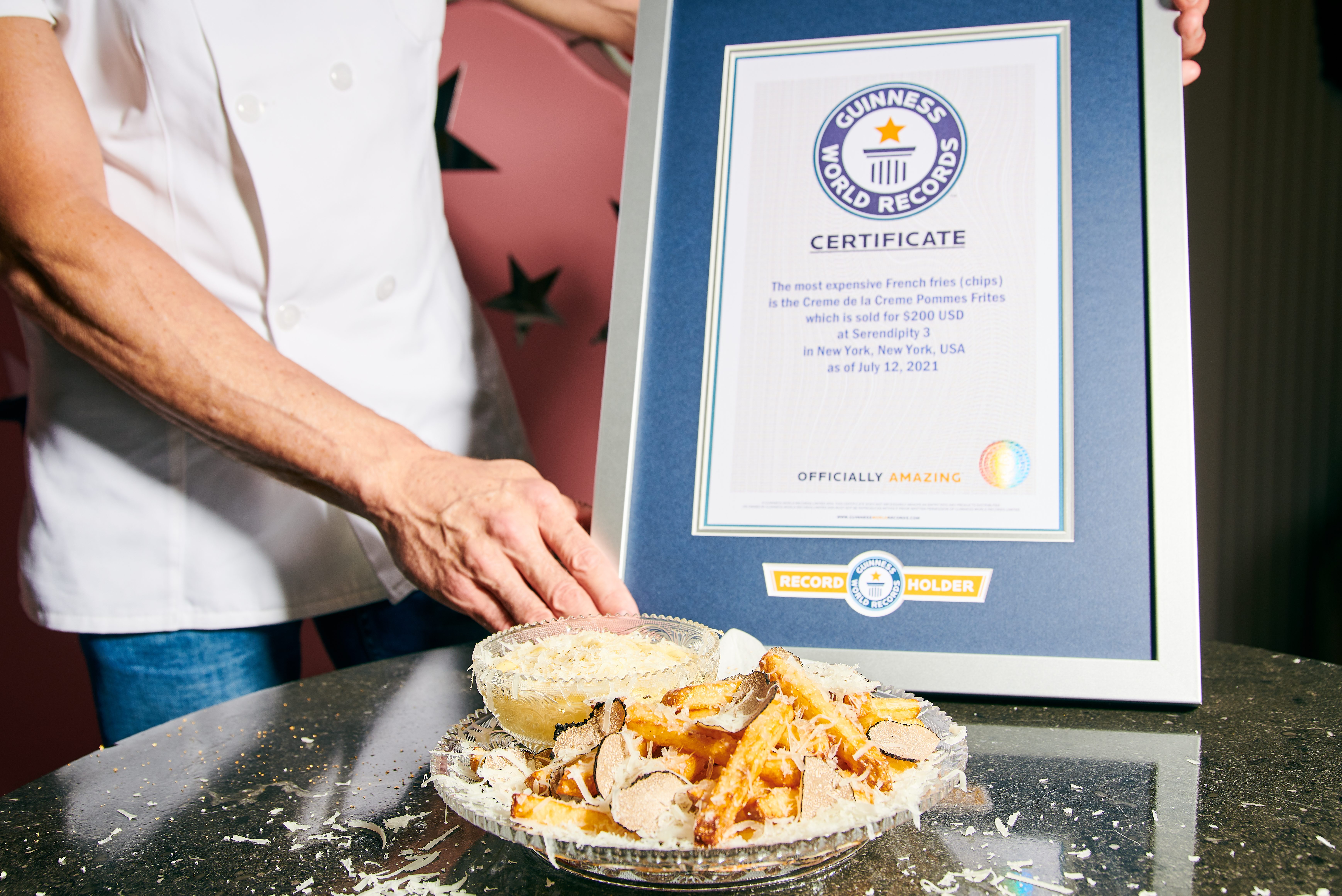 Serendipity 3’s Crème de la Crème Pommes Frites own a Guinness World Record.