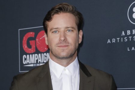 Armie Hammer attends the Go Campaign's 13th Annual Go Gala at NeueHouse Hollywood on November 16, 2019 in Los Angeles.