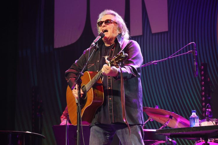 Don McLean performs at the Ryman Auditorium on May 12, 2022 in Nashville, Tennessee.