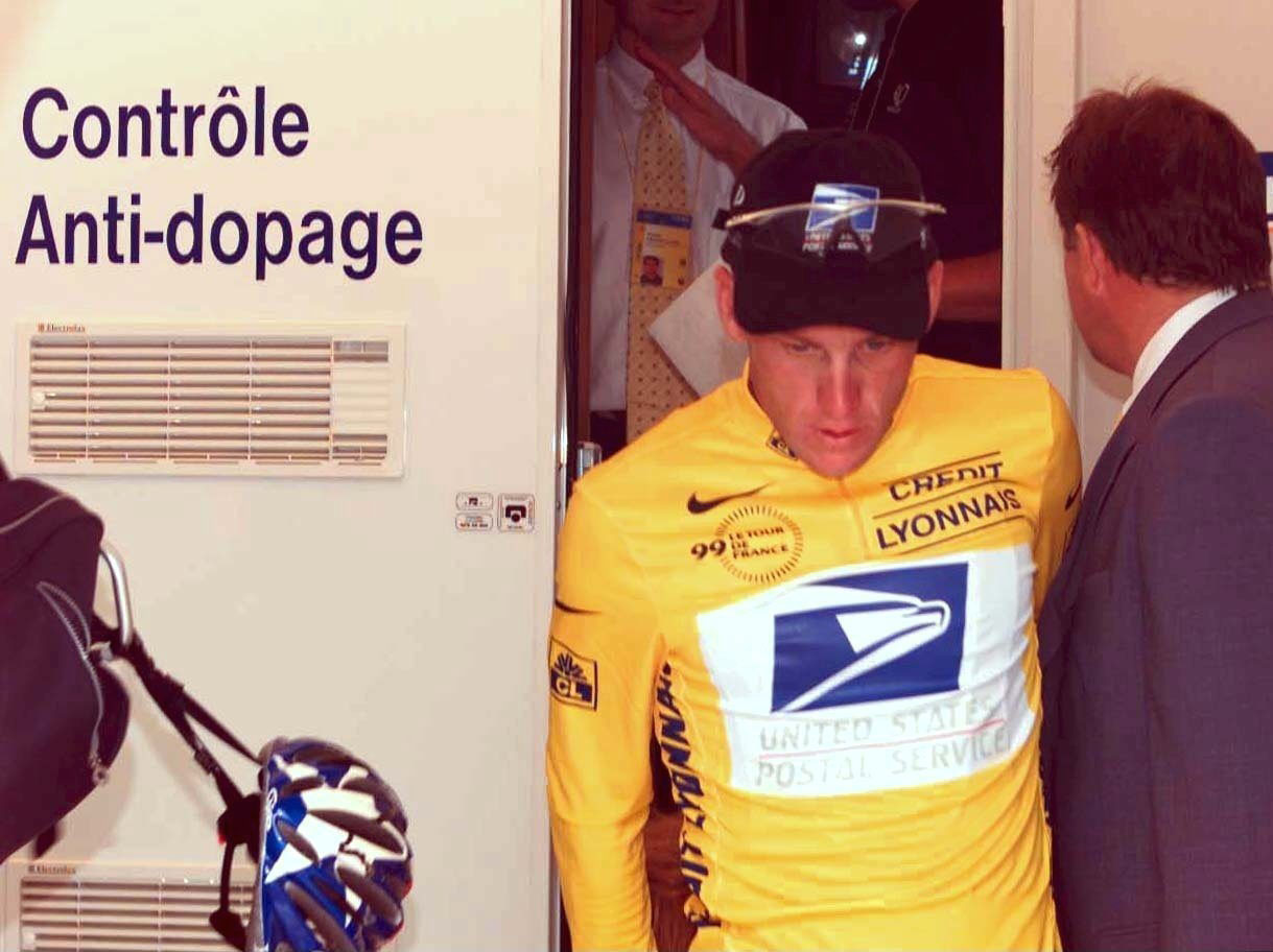 Lance Armstrong at the Tour de France