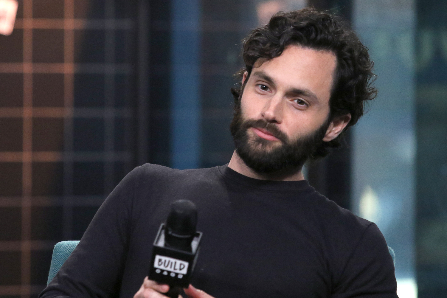 Actor Penn Badgley attends the Build Series to discuss his show "You" at Build Studio on January 09, 2020 in New York City.