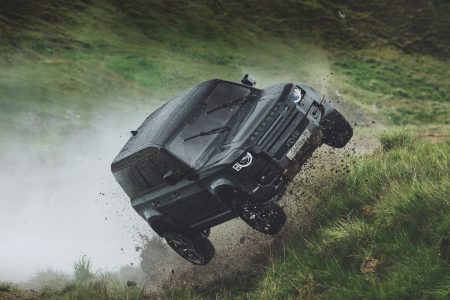 A Defender from "No Time To Die" is hitting the block for charity.