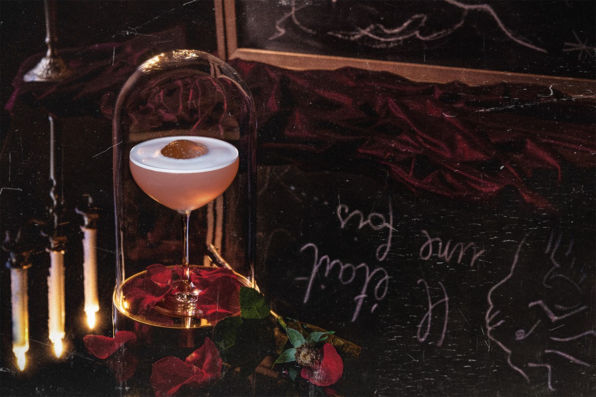 Jean Cocteau inspired Beauty and the Beast cocktail