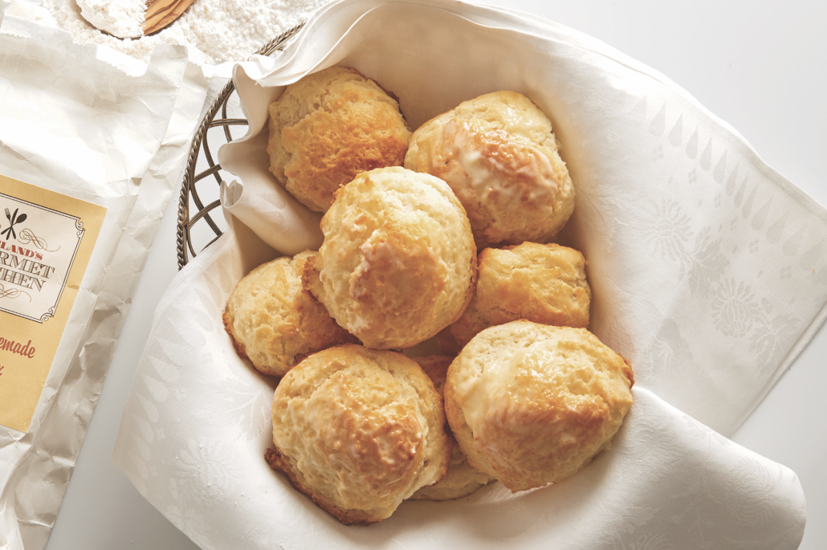 Popeyes founder Al Copeland's homemade biscuits.