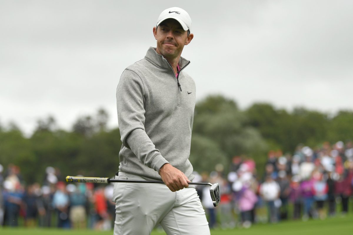 Professional golfer Rory McIlroy at the JP McManus Pro-Am at Adare Manor Golf Club.