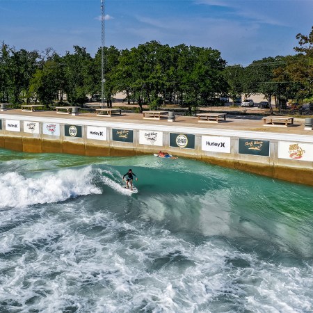 The Surf Lagoon at Waco Surf in Texas, where PerfectSwell technology makes perfect waves