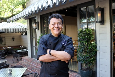 Chef Hugo Ortega at his restaurant Backstreet Cafe in Houston, Texas