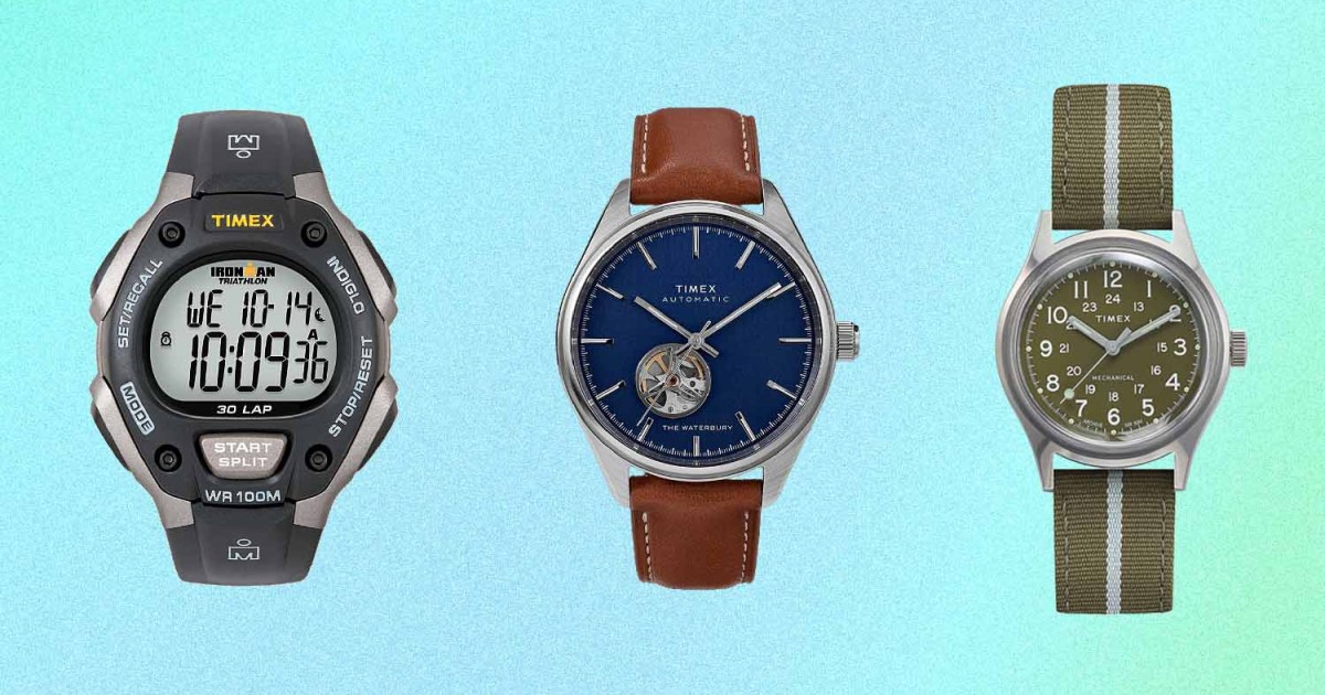 Three Timex watches, now all on sale