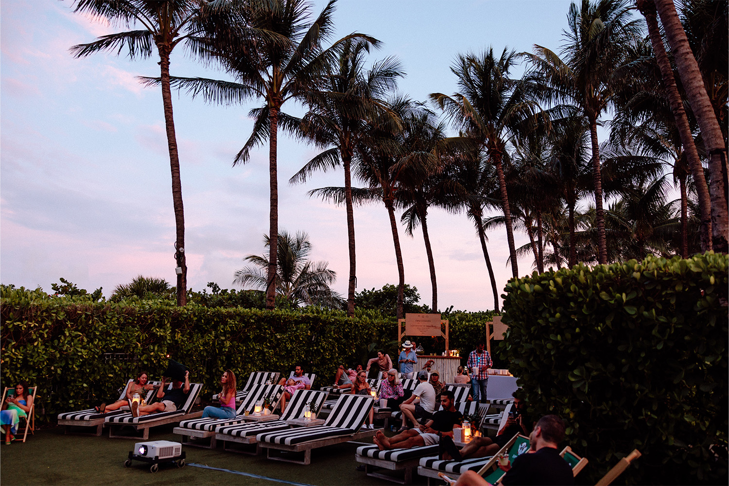 Movie night at Camp WSB