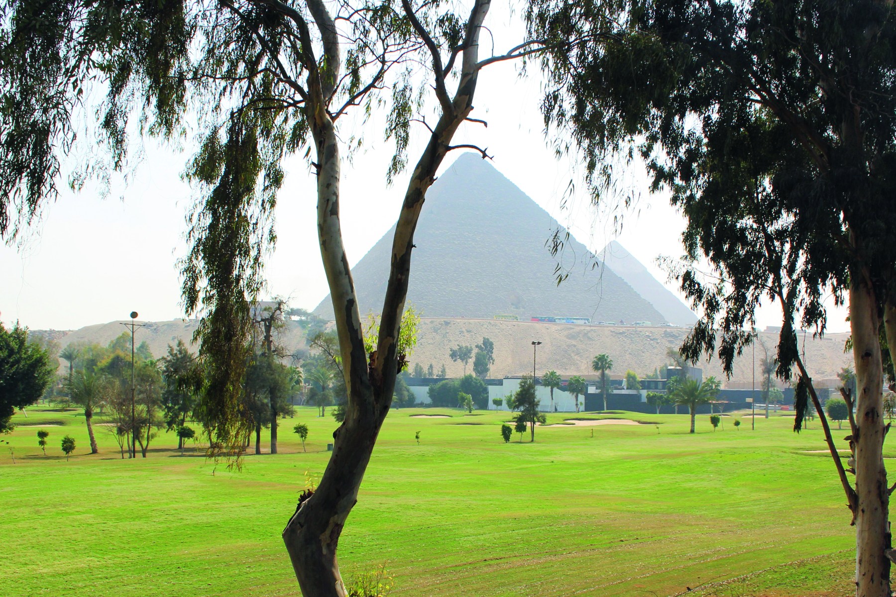 <strong>MARRIOTT MENA HOUSE GOLF COURSE</strong>, Egypt. You’ll be golfing next to the Great Pyramid of Giza.<br> <br>Waldek says: “The historic Marriott Mena House hotel that abuts The Great Pyramid of Giza, the only one of the Seven Wonders of the Ancient World that exists today, is home to a nine-hole course that was originally built in 1899. While the course isn’t the largest or most challenging in the world, it is certainly in one of the world’s best locations.”<br>