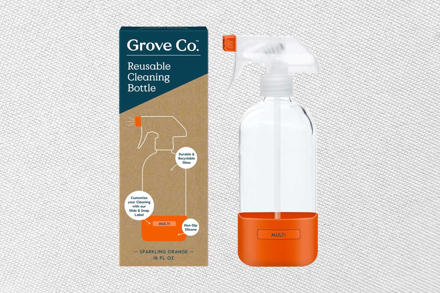 Grove Collaborative Reusable Cleaning Glass Spray Bottle