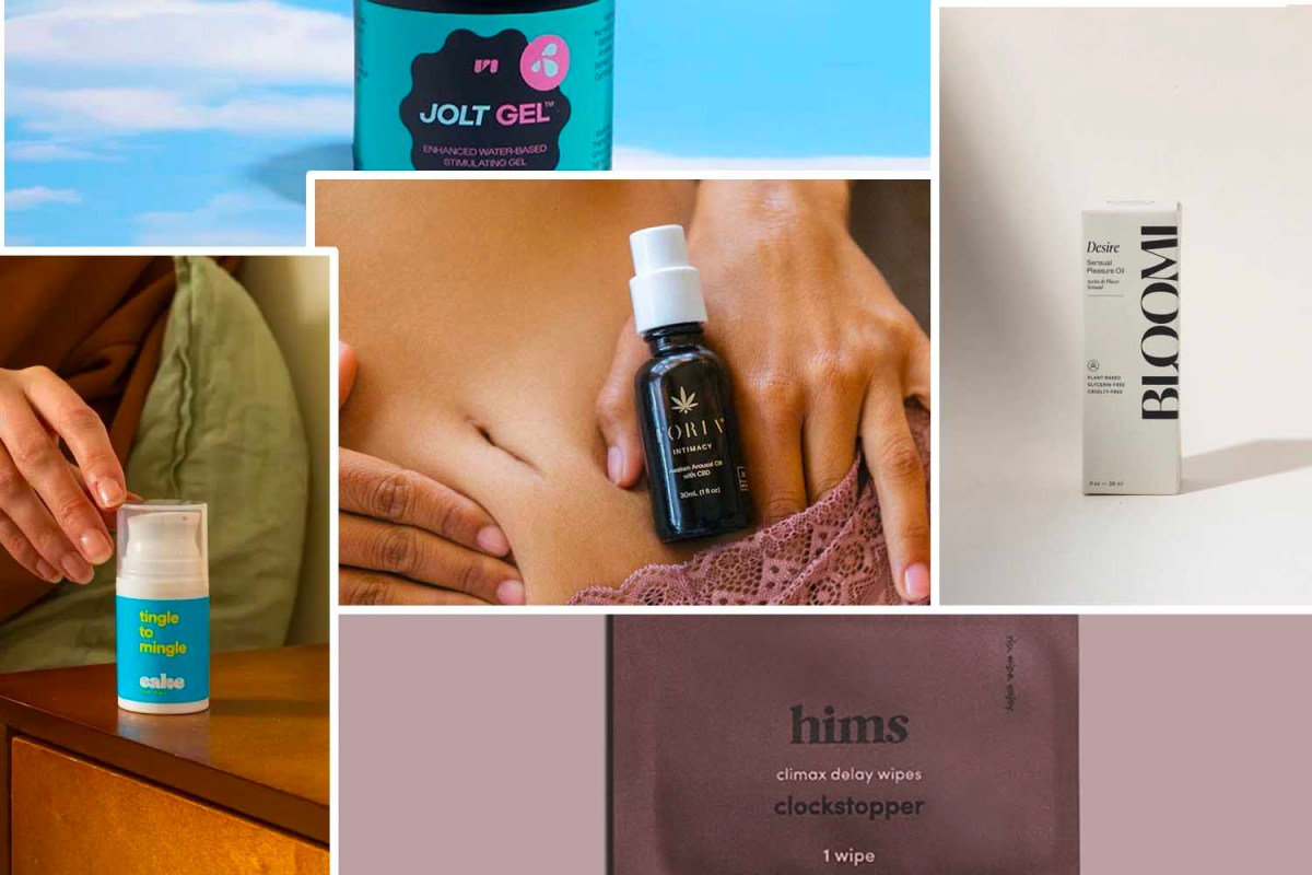 hims delay climax wipes, bloomi Desire Sensual Pleasure Oil and Stim for Him by Cake, some of the best arousal products for men, women and couples