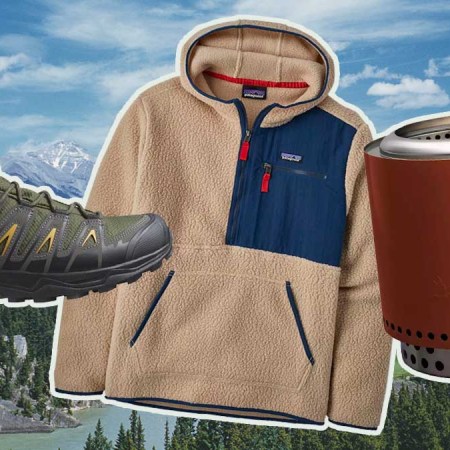 a collage of items from the Backcountry Sale
