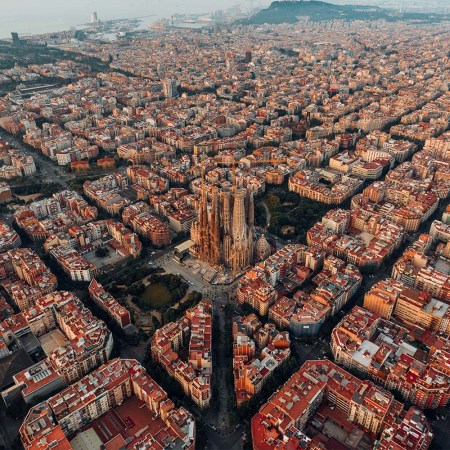Aerial view of Barcelona, Spain. The country will no longer allow air conditioning to be set below 80 degrees Fahrenheit in the summer.