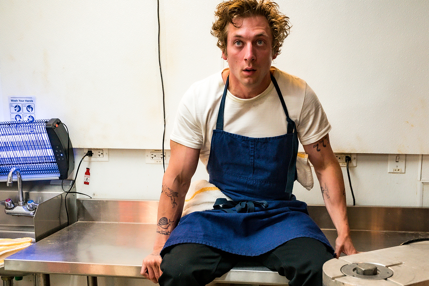 Actor Jeremy Allen White as Carmy in FX's hit restaurant show "The Bear"
