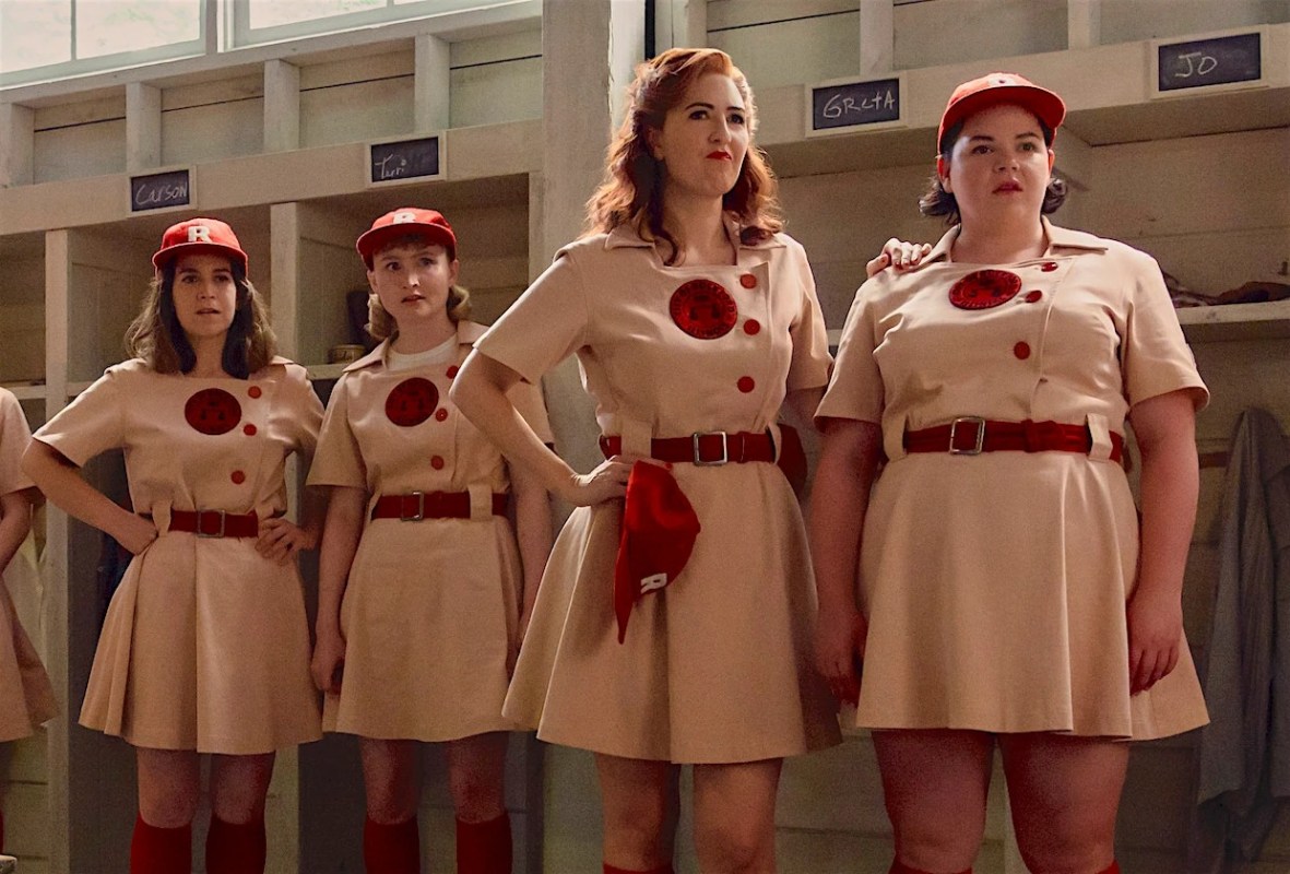 A scene from Amazon's "A League of Their Own"