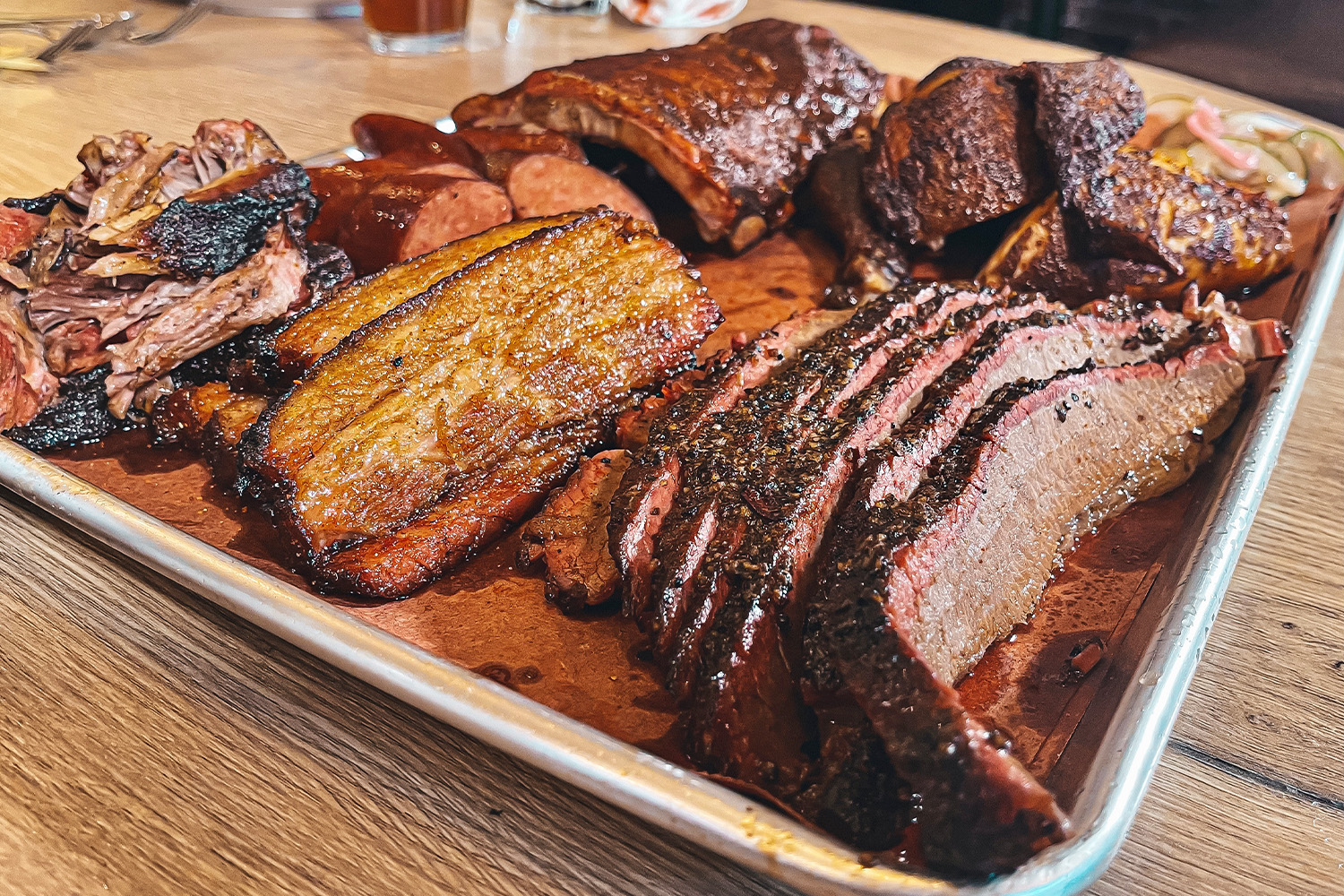 A spread from BBQ & Craft Company