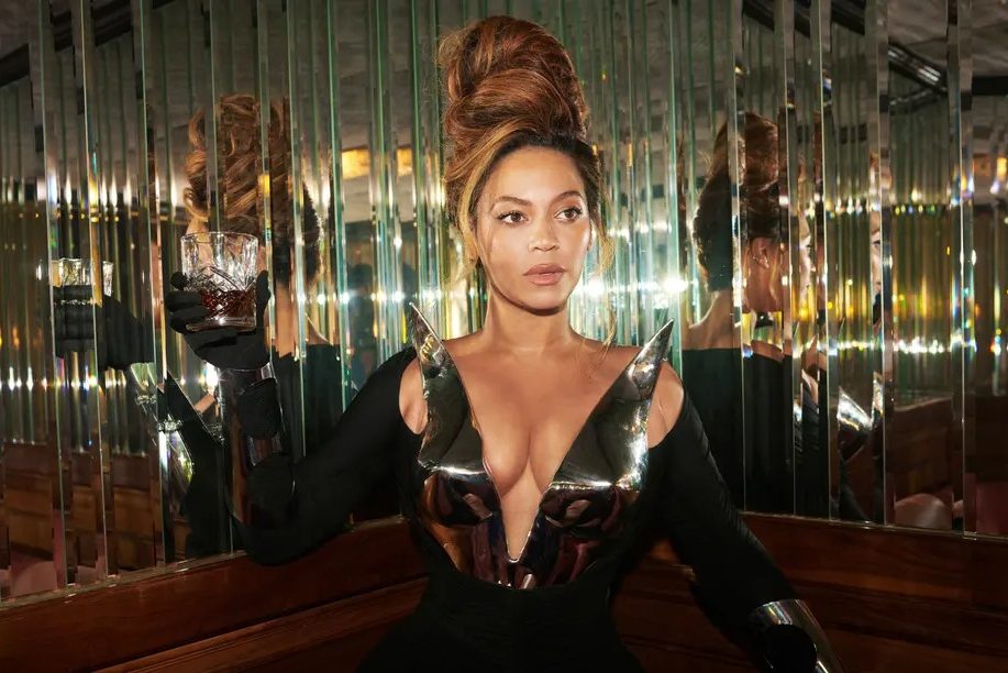 Beyoncé poses in a promotional image for "Renaissance"