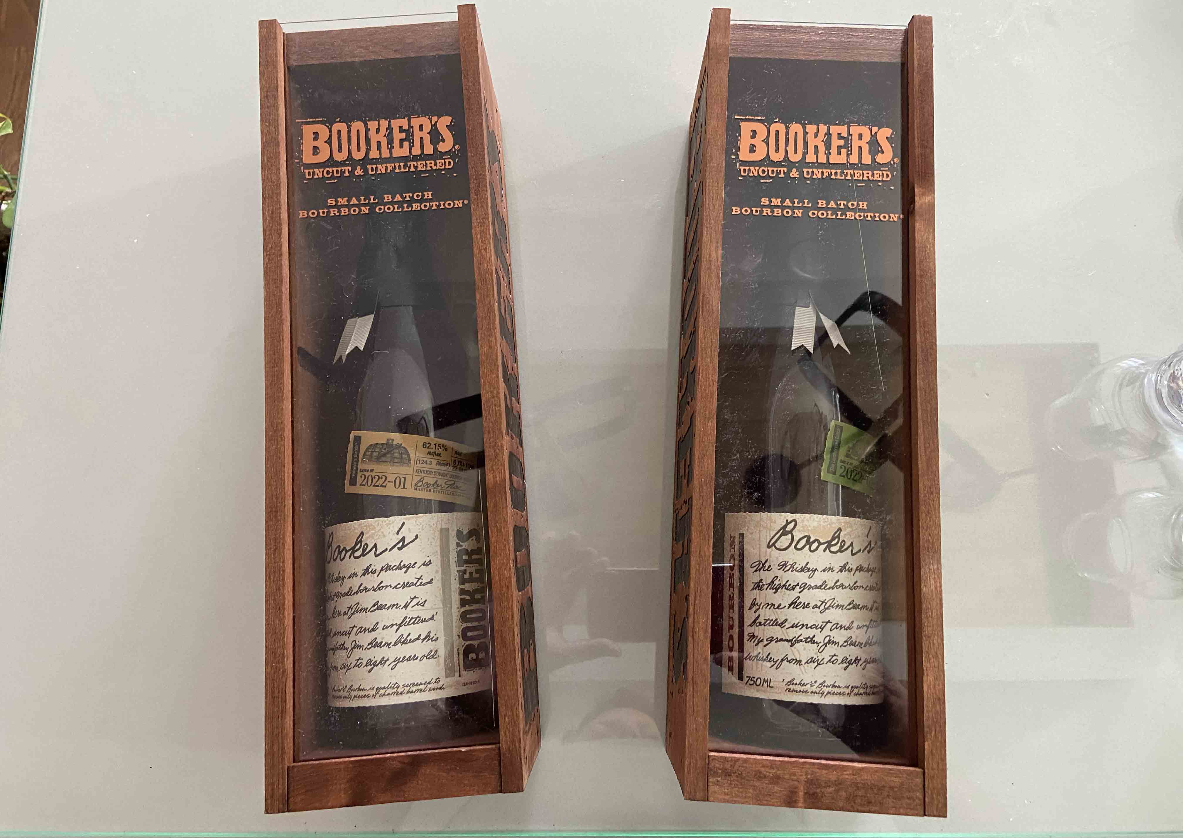 The two new releases of Booker's Bourbon