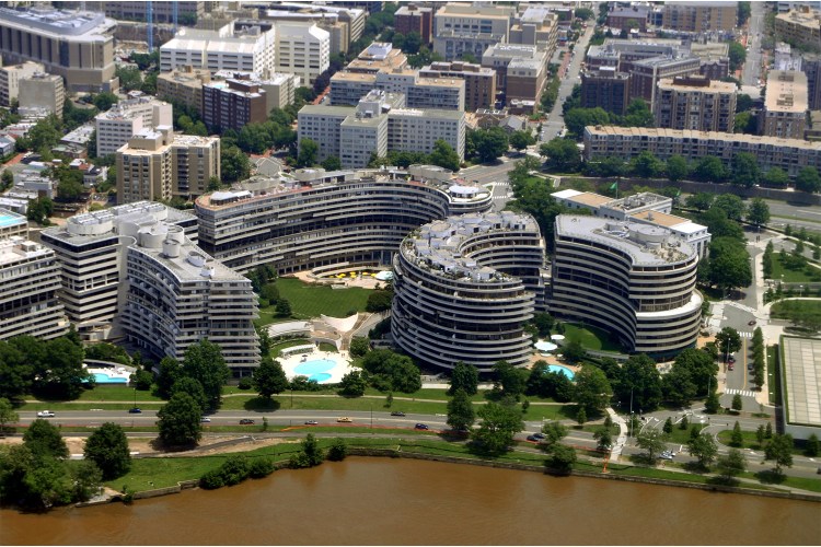 Watergate building in Washington DC