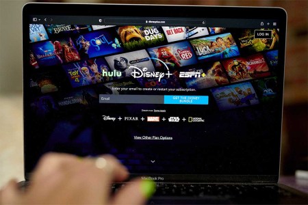 The Disney+ website on a laptop computer in the Brooklyn borough of New York, US, on Monday, July 18, 2022. Disney has announced it will raise prices on Disney+, Hulu and ESPN+ in the new few months.