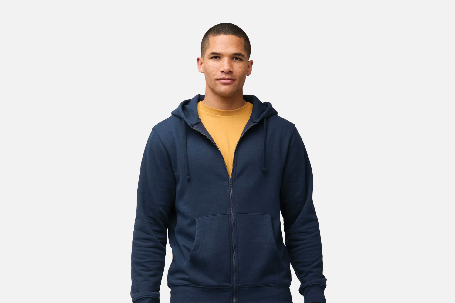 Dark Navy Zip-Up