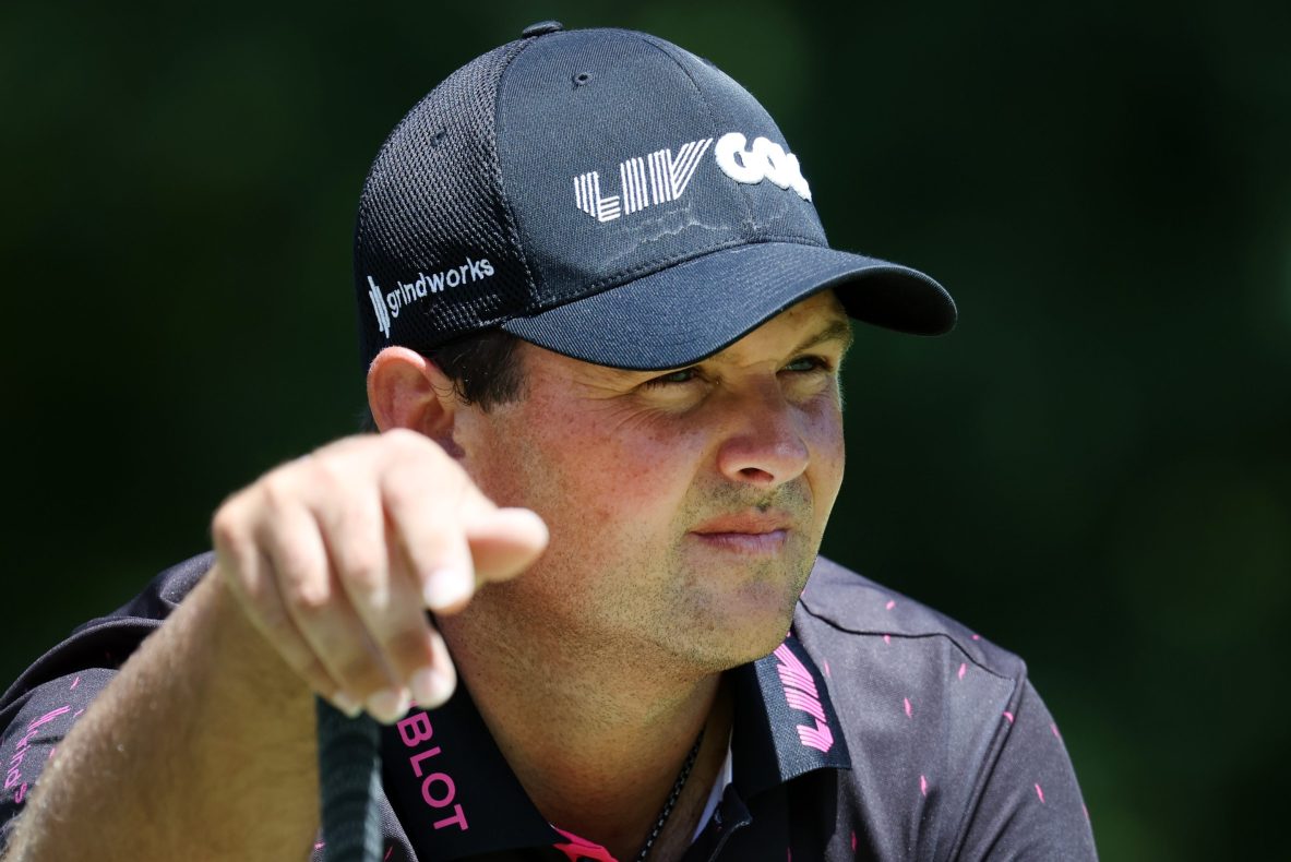 Patrick Reed at the LIV Golf Invitational - Bedminster in July.