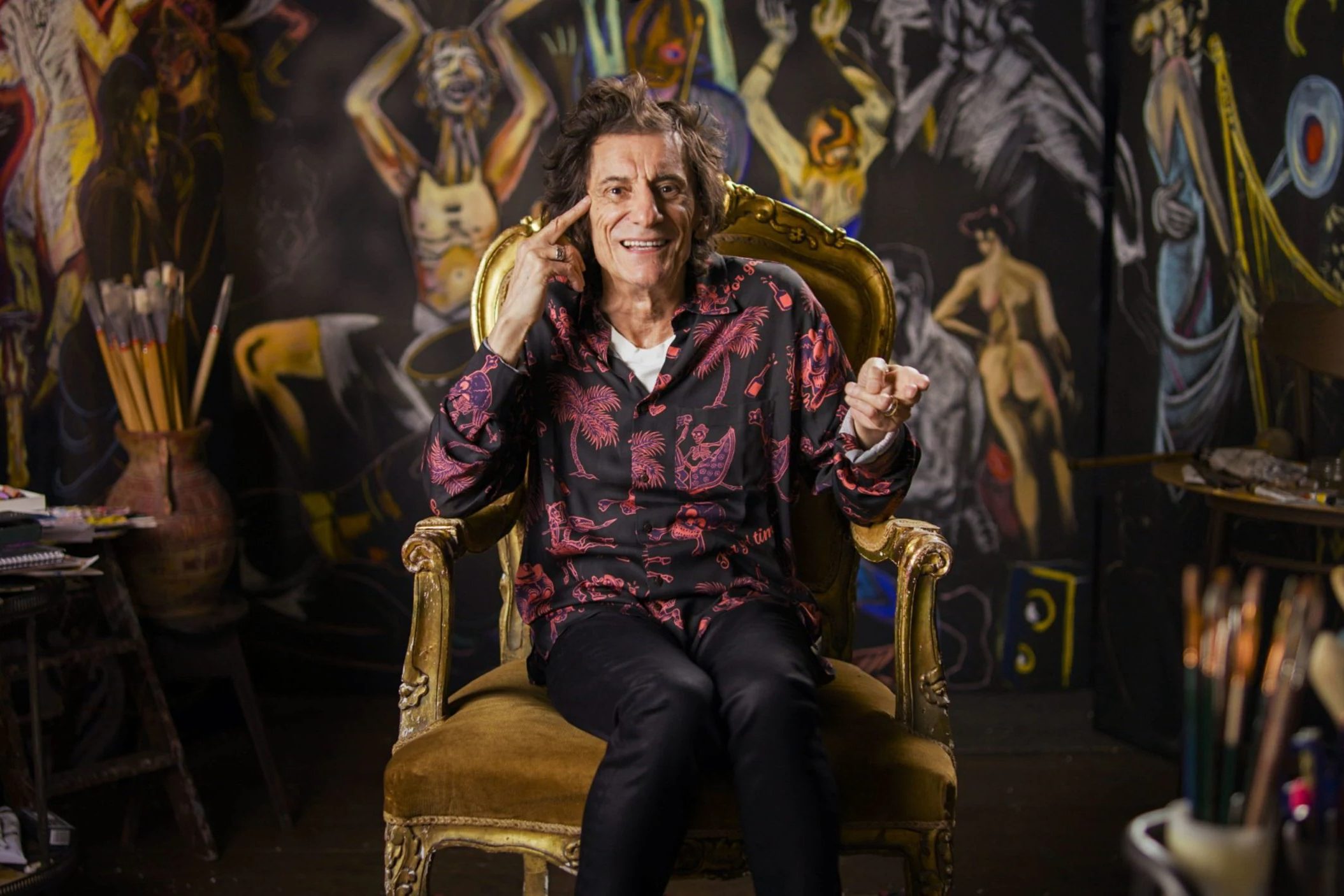 Ronnie Wood in "My Life as a Rolling Stone"
