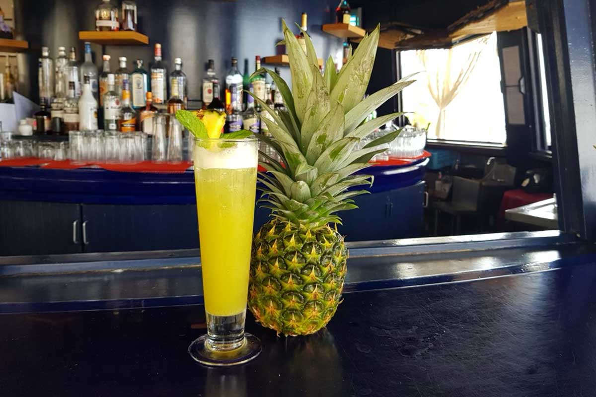 Sage Pineapple Mojito from the Hilton Barbados Resort 