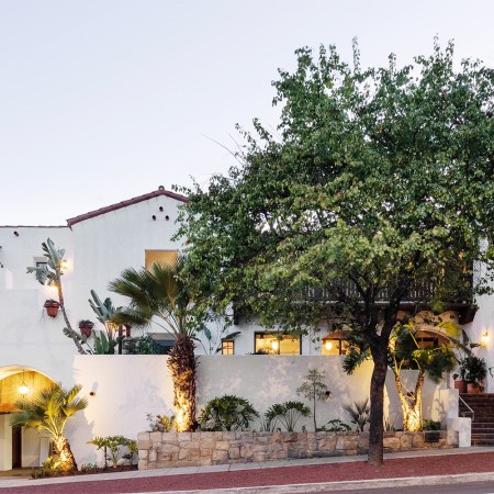 The exterior of Palihouse Santa Barbara, a hotel we recommend in the downtown neighborhood