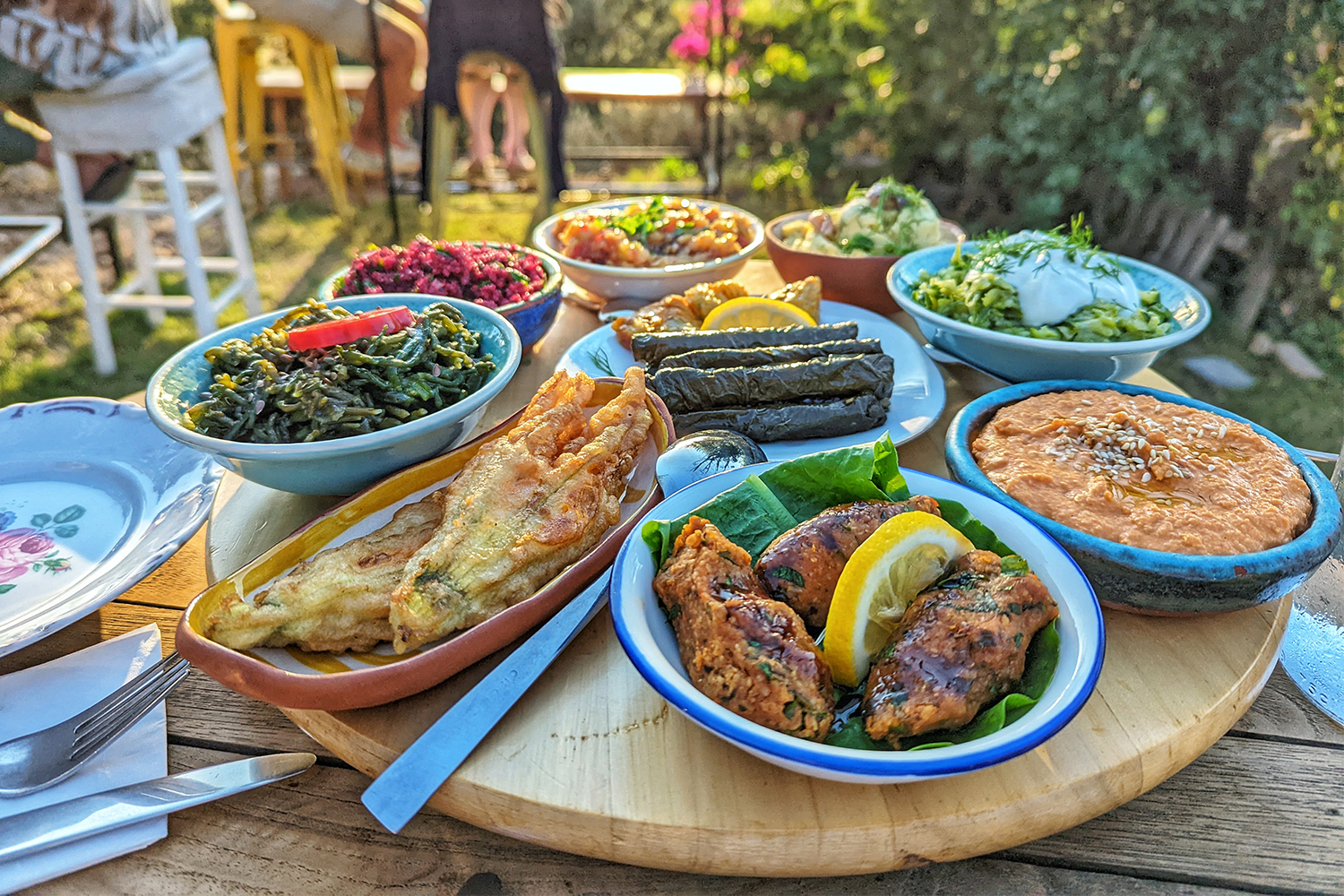 A spread of food on a recent two-week trip to Turkey