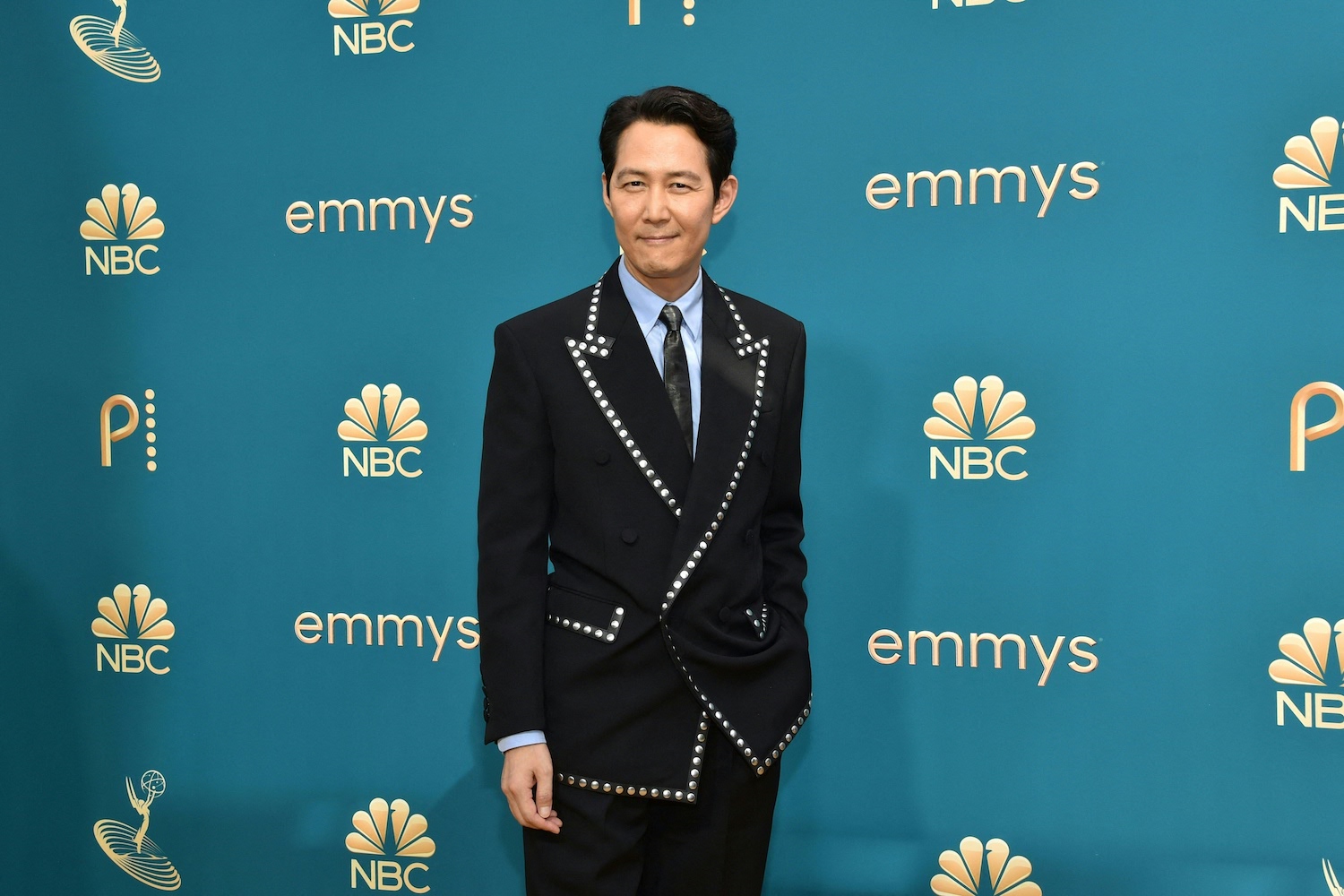 A photo of Lee Jun-jae from the 74th annual Emmy Awards