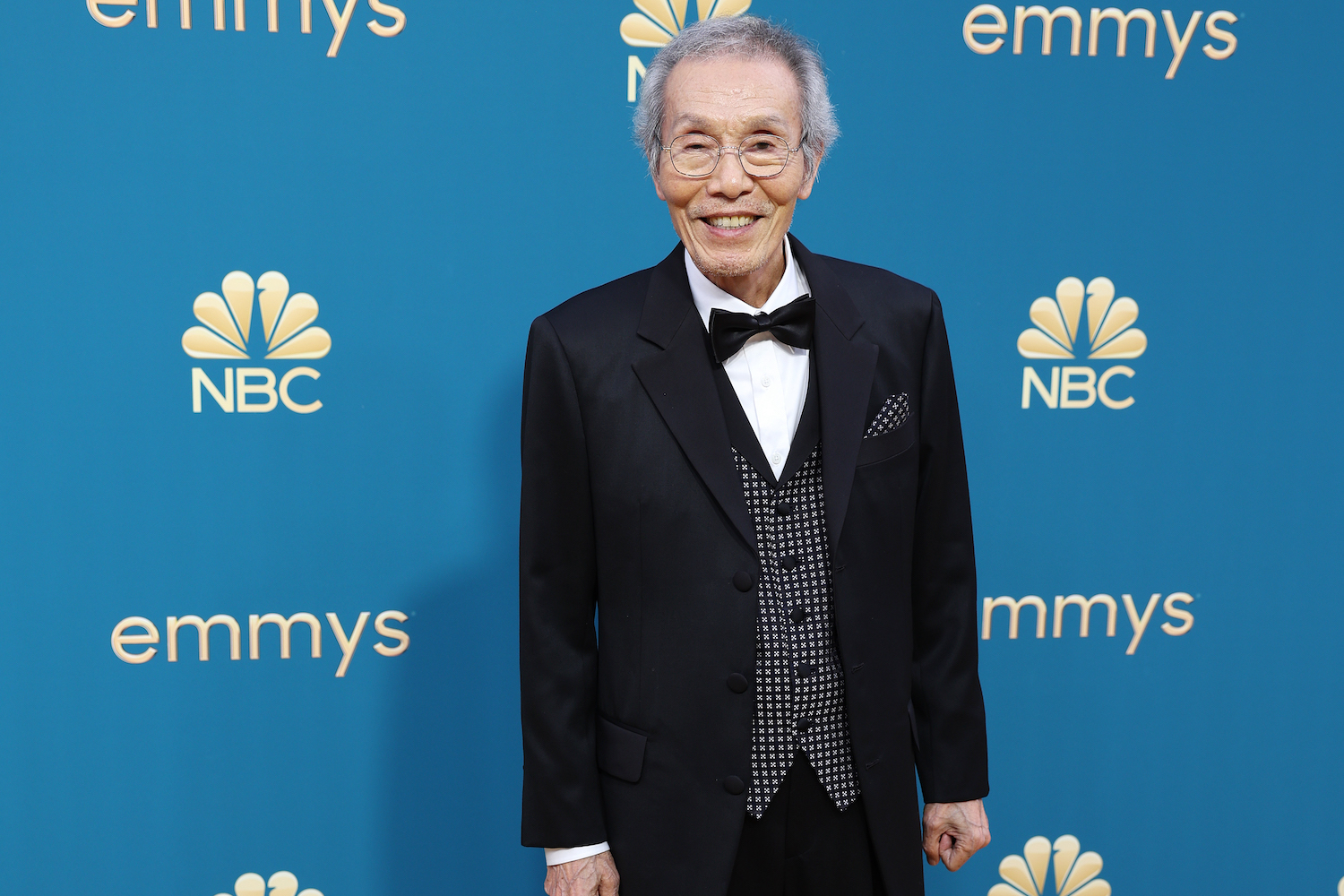A photo of O Yeong-su from the 74th annual Emmy Awards