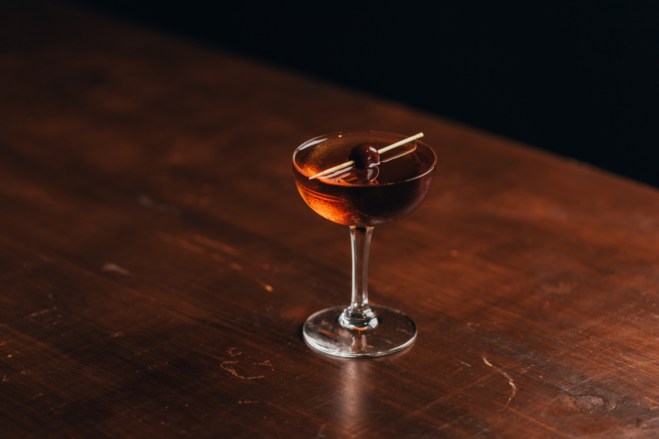 Bourbon Manhattan Cocktail Recipe - A Communal Table