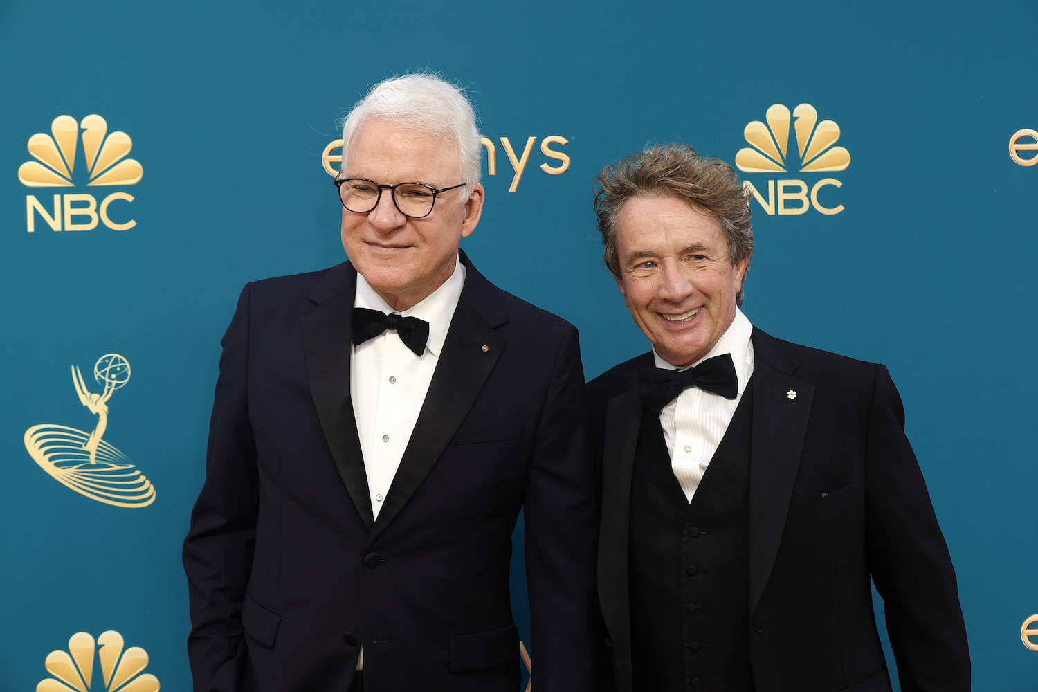A photo of Martin Short and Steve Martin at the 74th Annual Emmy Awards